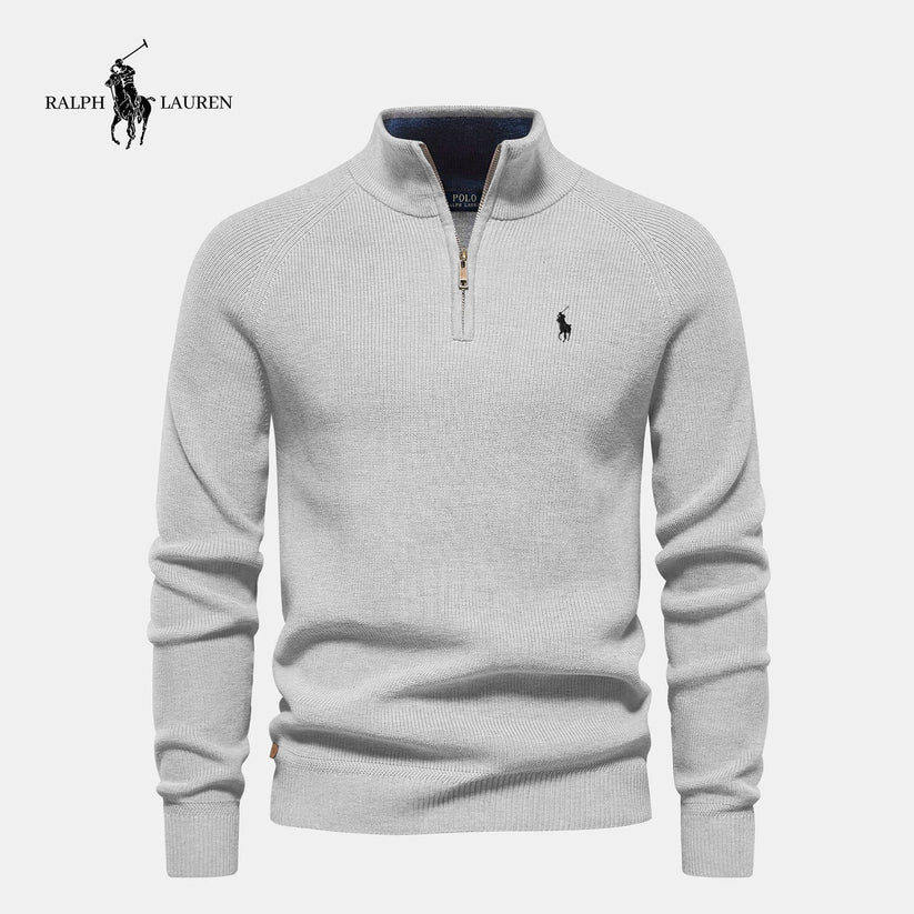 ᏒᎪᏞᏢᎻ ᏞᎪՍᏒЕΝ – Pullover mit halbem Reißverschluss