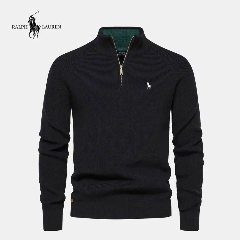 ᏒᎪᏞᏢᎻ ᏞᎪՍᏒЕΝ – Pullover mit halbem Reißverschluss
