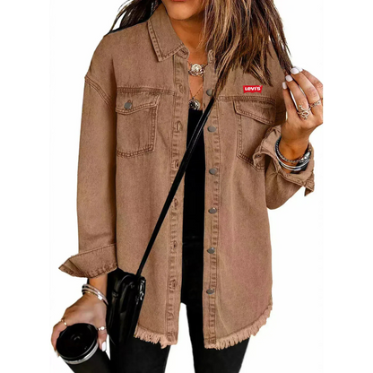LᎬᏙІᏚ - Leichte Jeansjacke im zeitlosen Stil