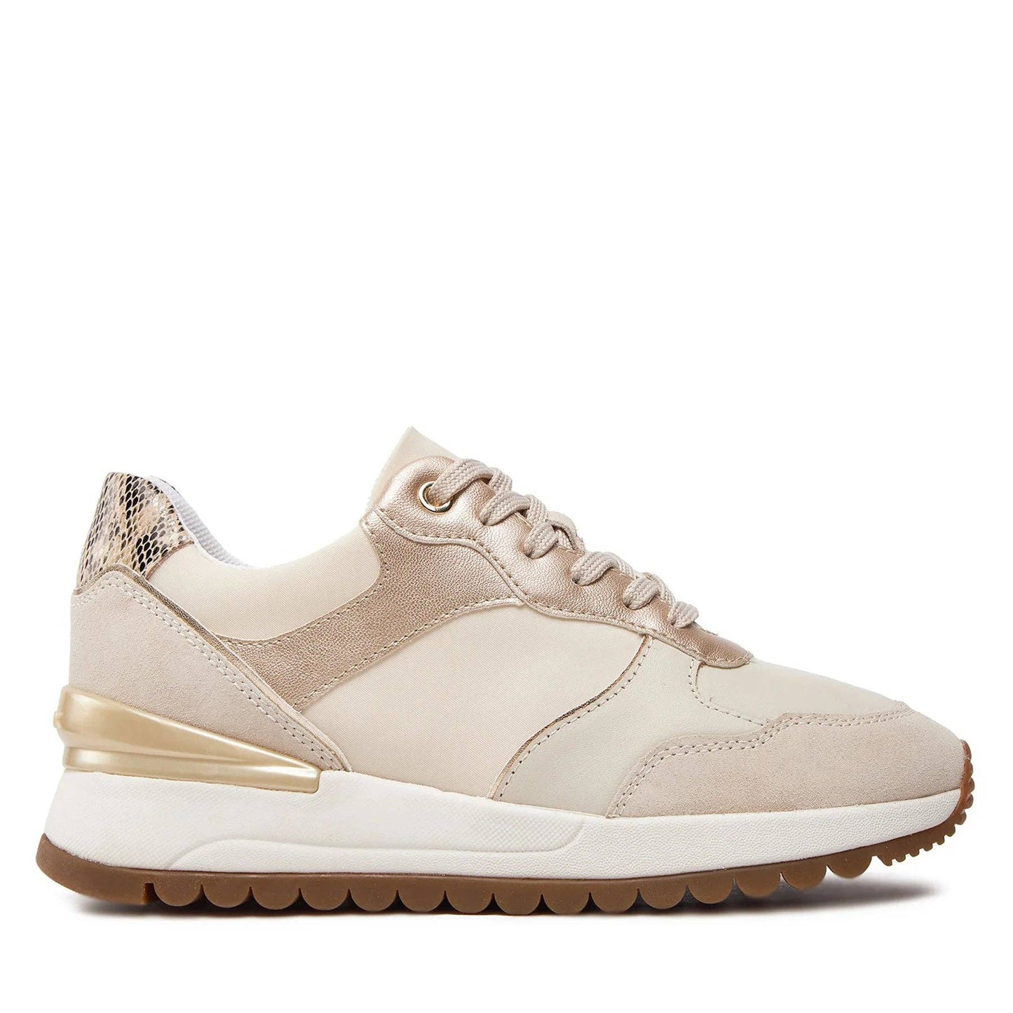 Malaga Drip Zapatillas Geox para mujer color arena claro D desya B-Suede+Nylon D4500B 022FU C5322