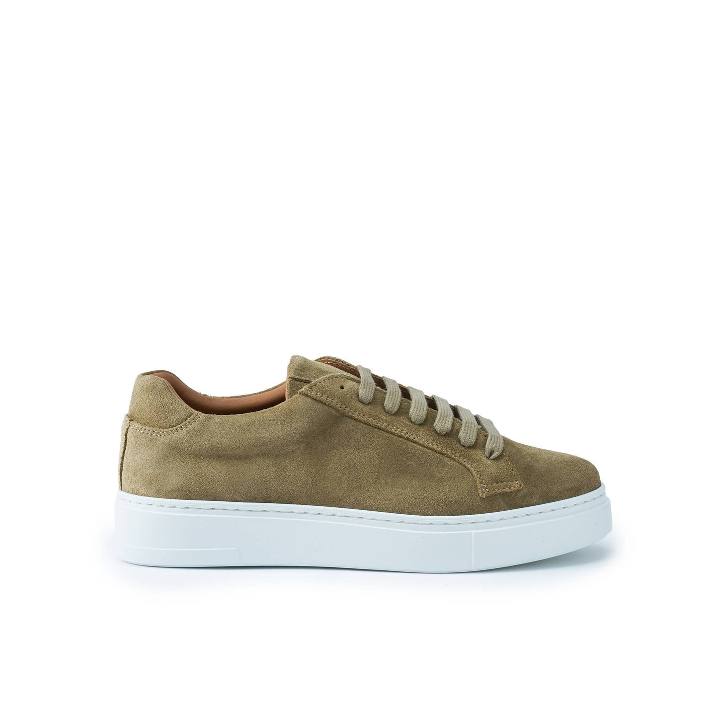 Malaga Drip Zapatillas deportivas color topo en ante de becerro – Art.BP2117