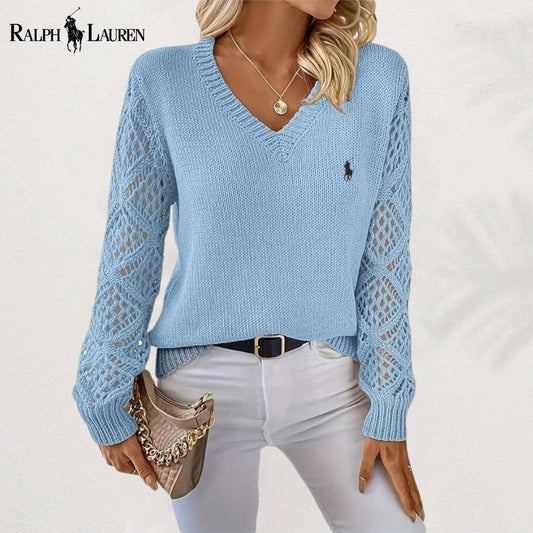ᏒᎪᏞᏢᎻ ᏞᎪՍᏒЕΝ – Suéter elegante con cuello en V