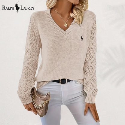 ᏒᎪᏞᏢᎻ ᏞᎪՍᏒЕΝ – Suéter elegante con cuello en V