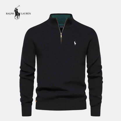 ᏒᎪᏞᏢᎻ ᏞᎪՍᏒЕΝ – Pullover mit halbem Reißverschluss