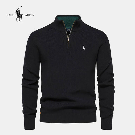ᏒᎪᏞᏢᎻ ᏞᎪՍᏒЕΝ – Pullover mit halbem Reißverschluss