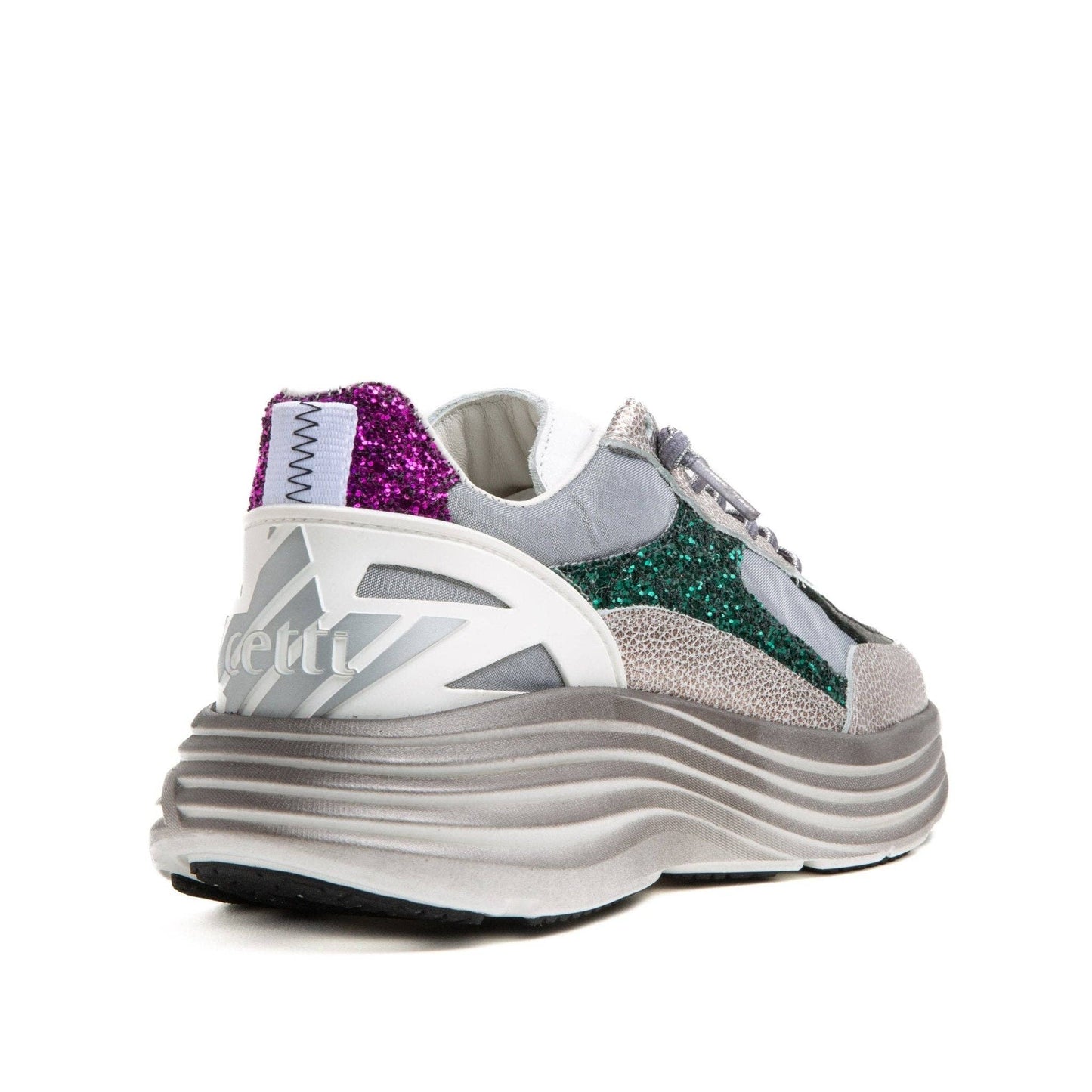 Malaga Drip Zapatillas deportivas Cetti para mujer C-1347 SRA plateadas