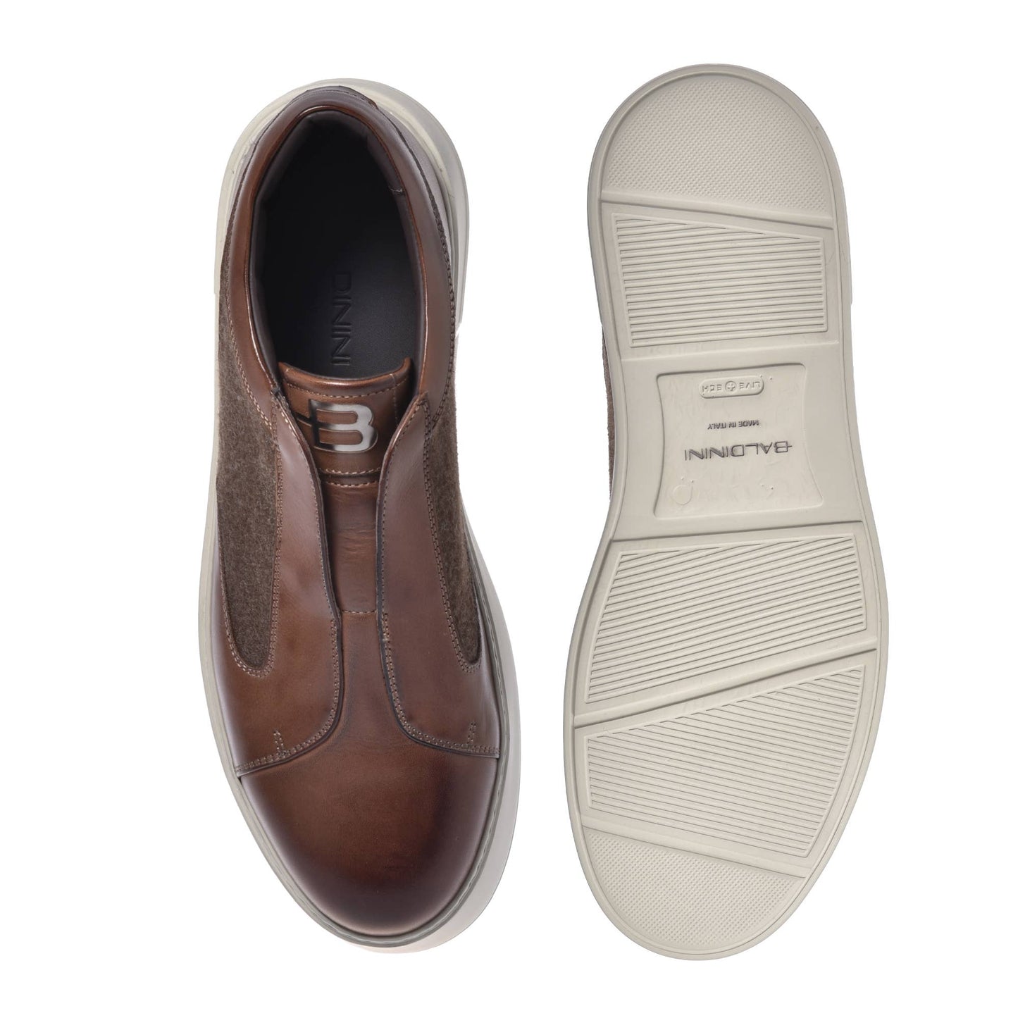 Malaga Drip Zapatos de piel beige Baldinini