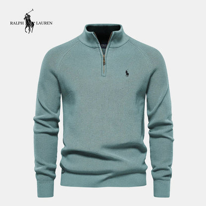 ᏒᎪᏞᏢᎻ ᏞᎪՍᏒЕΝ – Pullover mit halbem Reißverschluss